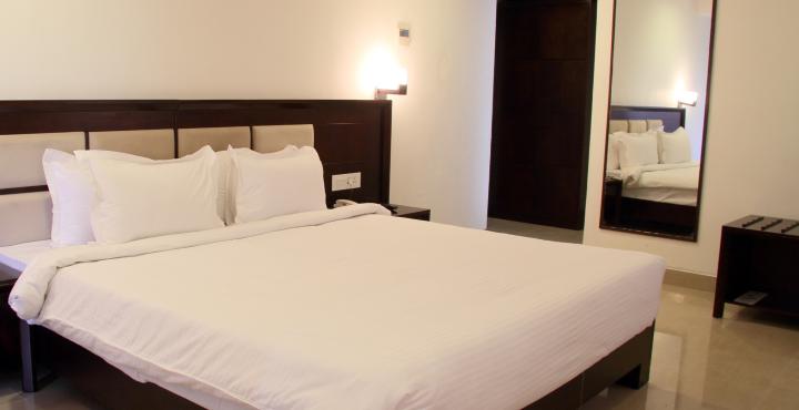 Udaipur Horizon Hotel Elegant Large Bed Room